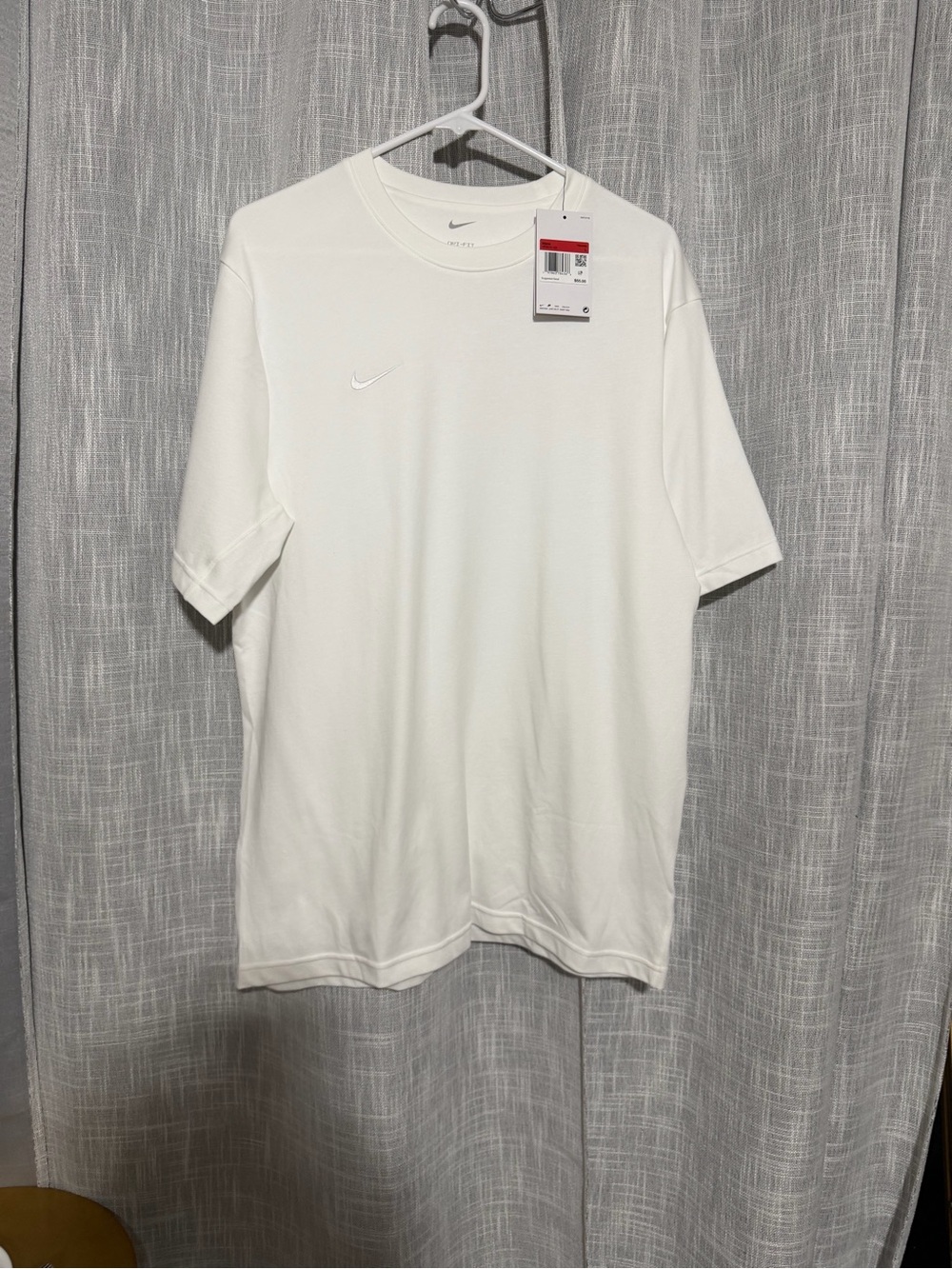 Nike Dri-Fit Short Sleeve Shirt Men's White New with Tags Large